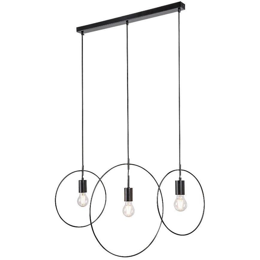 Rabalux - Lustre suspenso com cabo 3xE27/40W/230V