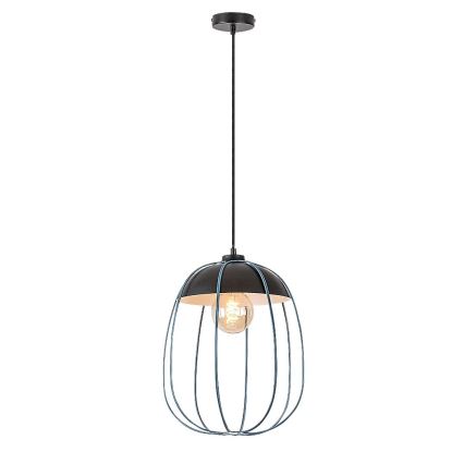 Rabalux - Candelabro suspenso 1xE27/60W/230V preto/azul