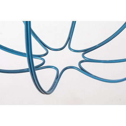 Rabalux - Candelabro suspenso 1xE27/60W/230V preto/azul