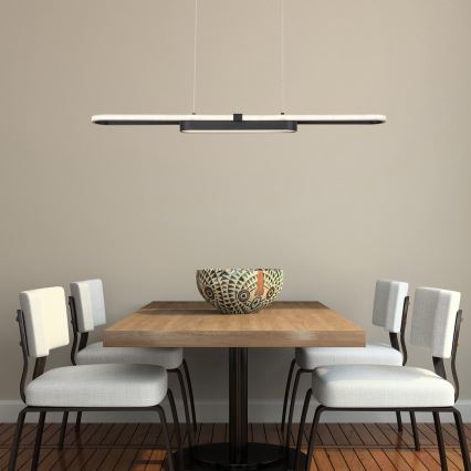 Rabalux - Candelabro suspenso LED LED/48W/230V 4000K preto