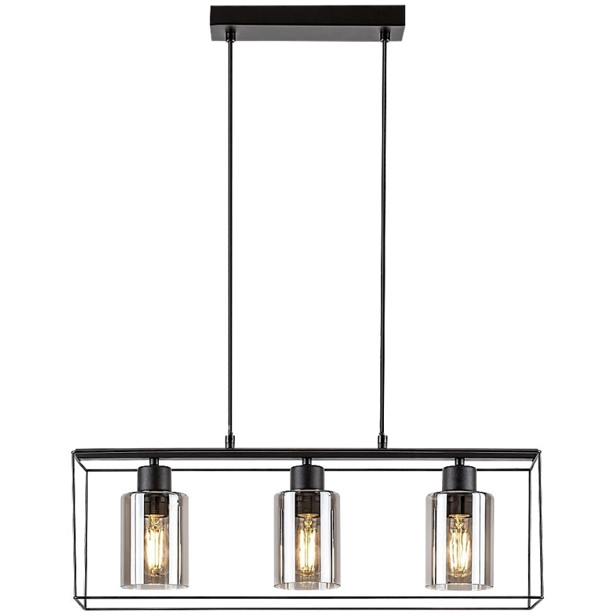 Rabalux - Lustre suspenso com cabo 3xE27/25W/230V