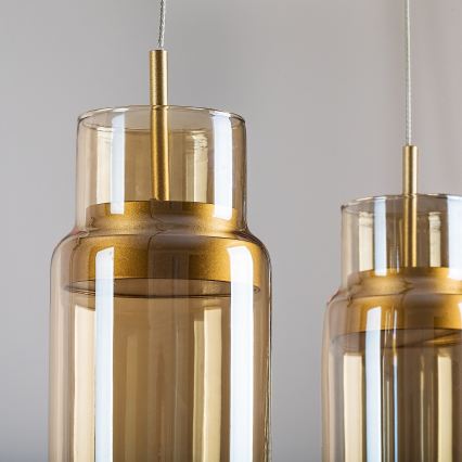 Rabalux - Lustre LED suspenso por cabo LED/27W/230V 3000K dourado