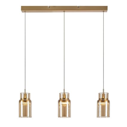 Rabalux - Lustre LED suspenso por cabo LED/27W/230V 3000K dourado