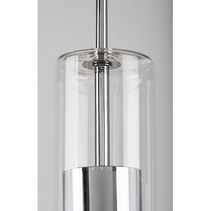 Rabalux - Candeeiro suspenso 1xGU10/50W/230V transparente/cromado brilhante