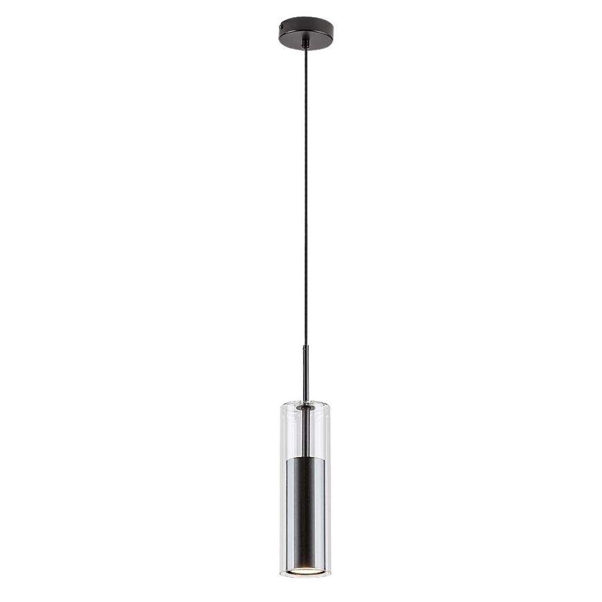 Rabalux - Candelabro suspenso 1xGU10/50W/230V transparente/preto