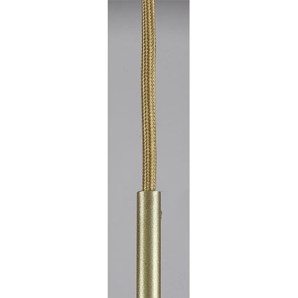 Rabalux - Candelabro suspenso 1xE27/40W/230V transparente/dourada