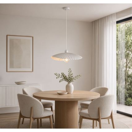 Rabalux - Lustre pendente com cabo 1xE27/40W/230V branco