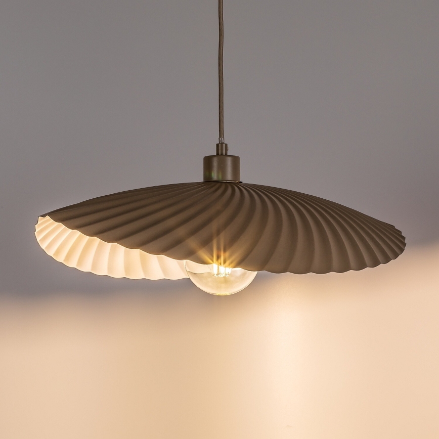 Rabalux - Lustre suspenso por cabo 1xE27/40W/230V bege