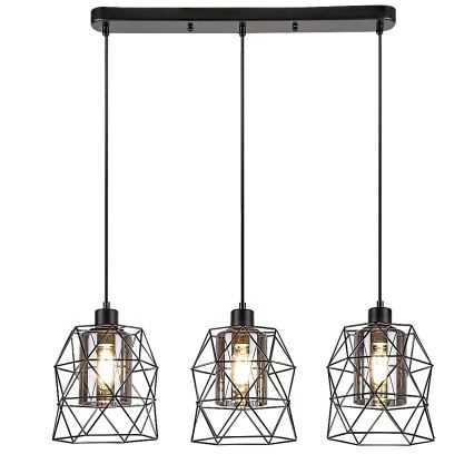 Rabalux - Lustre suspenso com cabo 3xE27/40W/230V