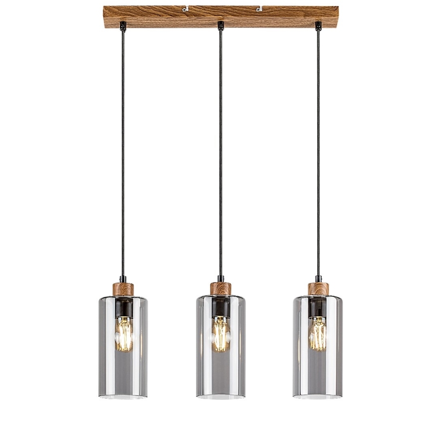 Rabalux - Lustre suspenso com cabo 3xE27/25W/230V