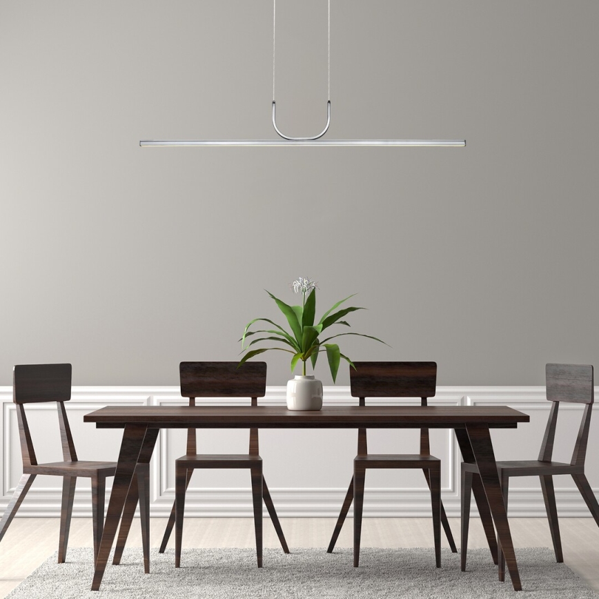 Rabalux - Candeeiro suspenso LED LED/25W/230V 3000K cromado brilhante