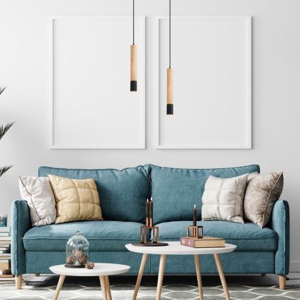 Rabalux - Lustre suspenso em cabo 1xGU10/50W/230V faia