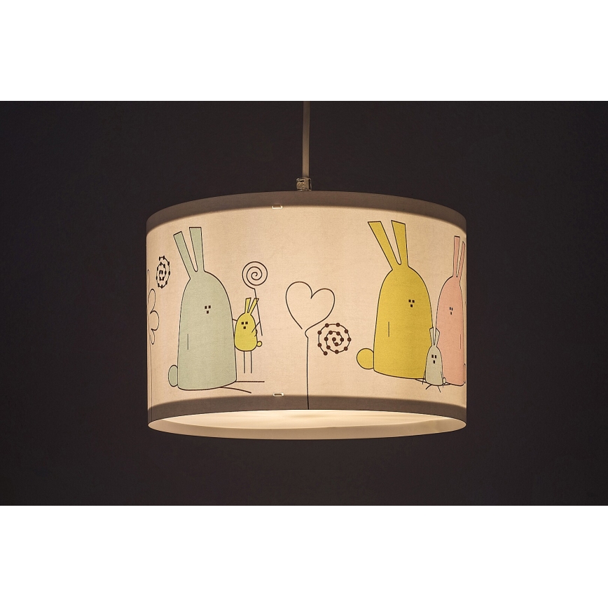 Rabalux - Candeeiro suspenso de criança 1xE27/40W/230V