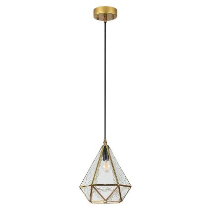 Rabalux - Tiffany vitral candeeiro suspenso 1xE14/40W/230V dourado