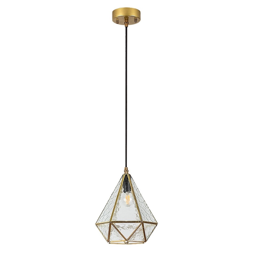 Rabalux - Tiffany vitral candeeiro suspenso 1xE14/40W/230V dourado