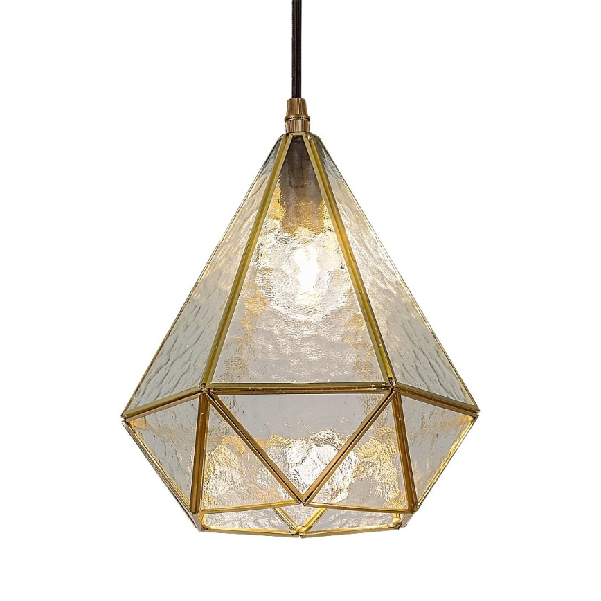 Rabalux - Tiffany vitral candeeiro suspenso 1xE14/40W/230V dourado