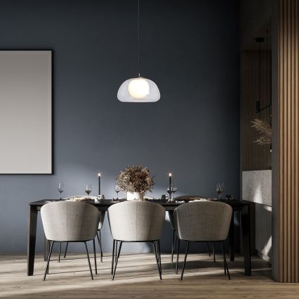 Rabalux - Candeeiro suspenso 1xG9/5W/230V transparente