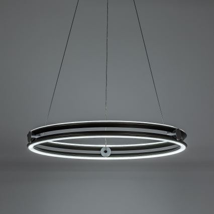 Rabalux - Lustre LED regulável suspenso por cabo LED/60W/230V 3000-6500K cinzento + comando remoto