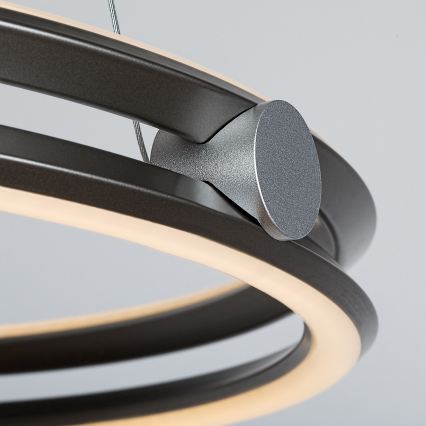 Rabalux - Lustre LED regulável suspenso por cabo LED/60W/230V 3000-6500K cinzento + comando remoto