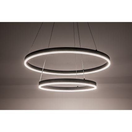 Rabalux - Lustre LED regulável suspenso por cabo LED/80W/230V 3000-6500K + comando à distância