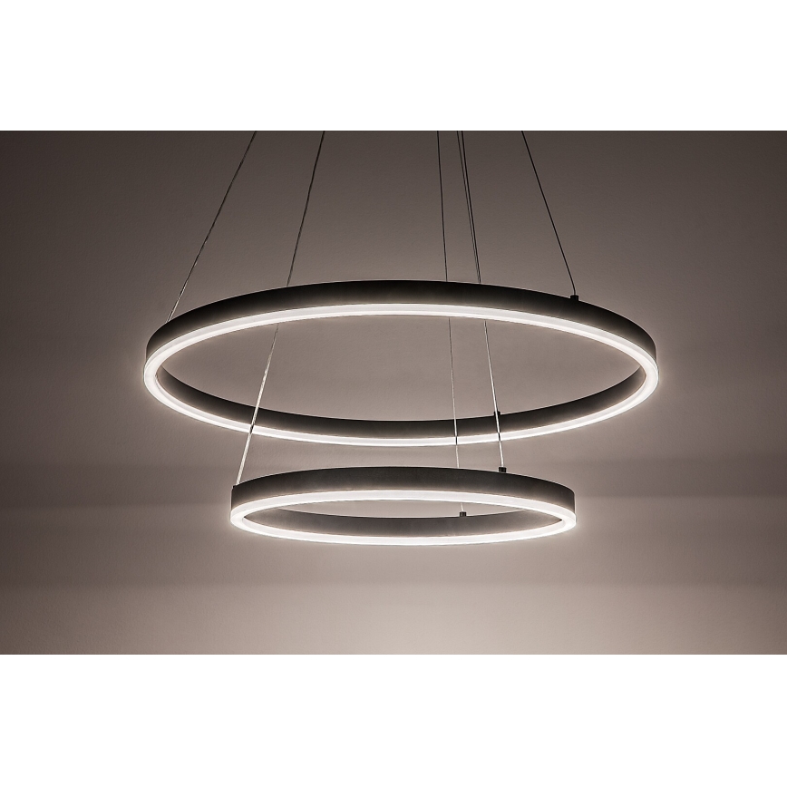 Rabalux - Lustre LED regulável suspenso por cabo LED/80W/230V 3000-6500K + comando à distância