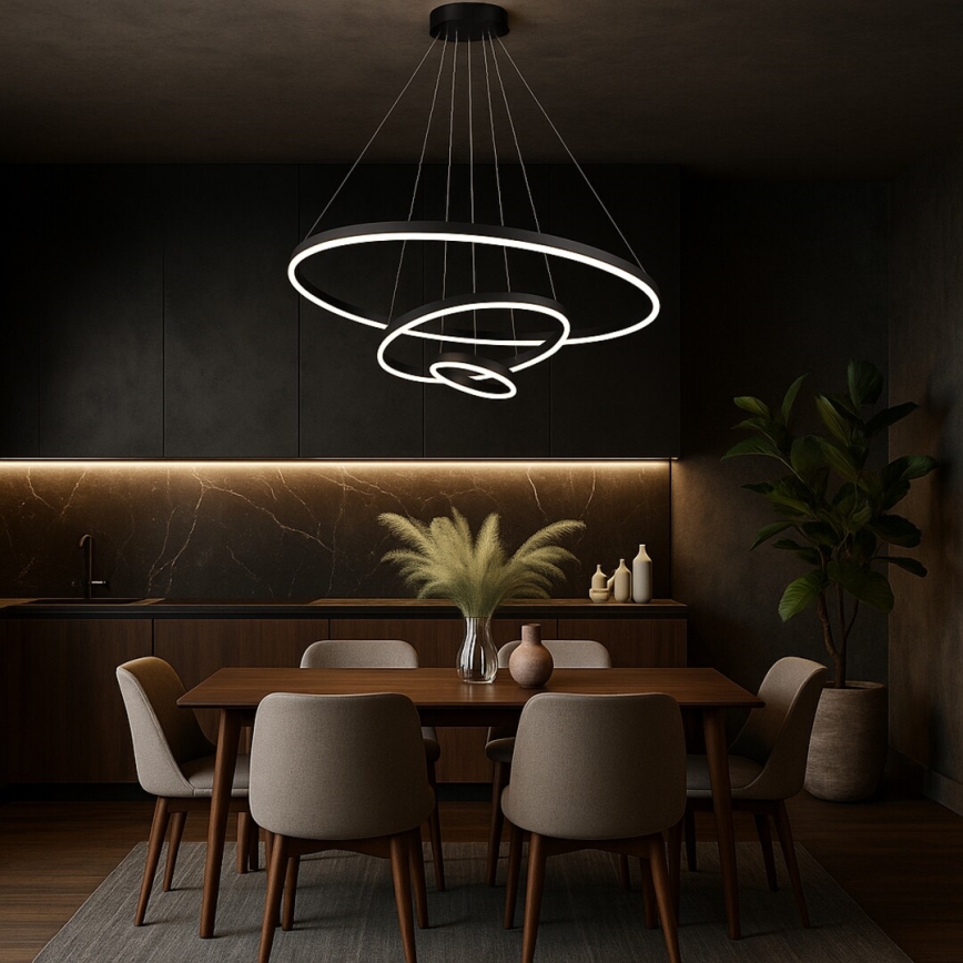 Rabalux - Lustre pendente LED dimerizável em cabo LED/100W/230V 3000-6500K + controlo remoto