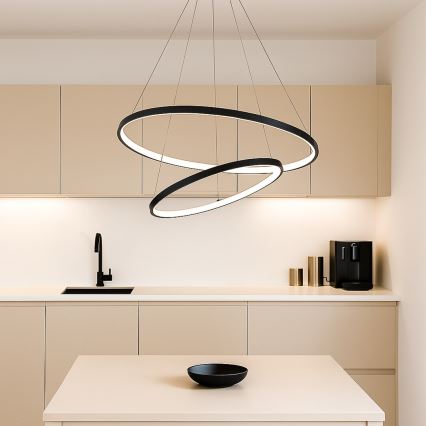 Rabalux - Lustre LED regulável suspenso por cabo LED/75W/230V 3000-6500K + controlo remoto