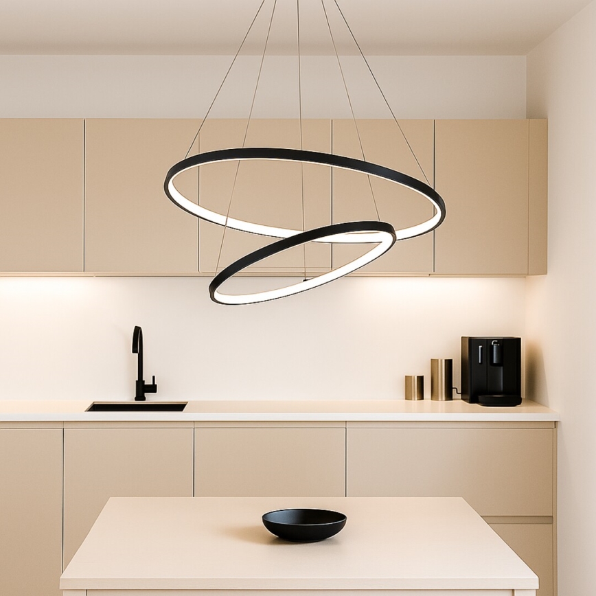 Rabalux - Lustre LED regulável suspenso por cabo LED/75W/230V 3000-6500K + controlo remoto