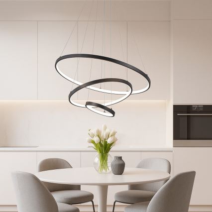 Rabalux - Lustre LED regulável suspenso por cabo LED/90W/230V 3000-6500K + controlo remoto