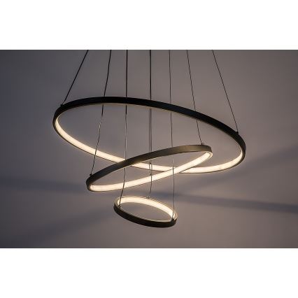Rabalux - Lustre LED regulável suspenso por cabo LED/90W/230V 3000-6500K + controlo remoto