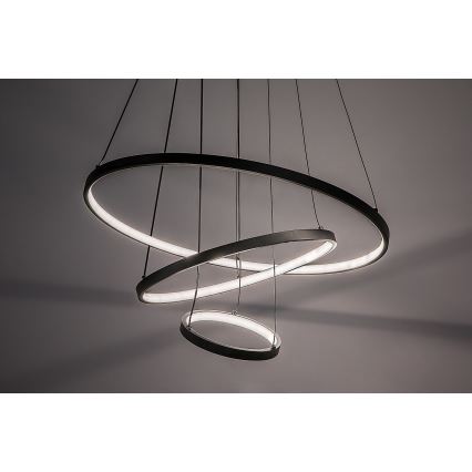 Rabalux - Lustre LED regulável suspenso por cabo LED/90W/230V 3000-6500K + controlo remoto