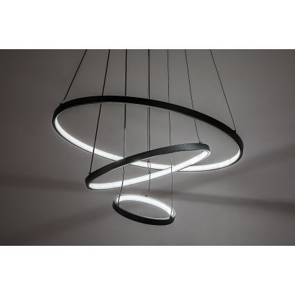 Rabalux - Lustre LED regulável suspenso por cabo LED/90W/230V 3000-6500K + controlo remoto