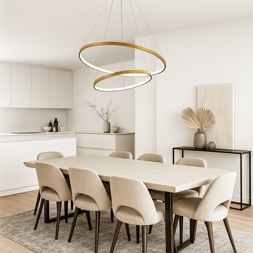 Rabalux - Lustre LED dimerizável suspenso por cabo LED/75W/230V 3000-6500K + controlo remoto