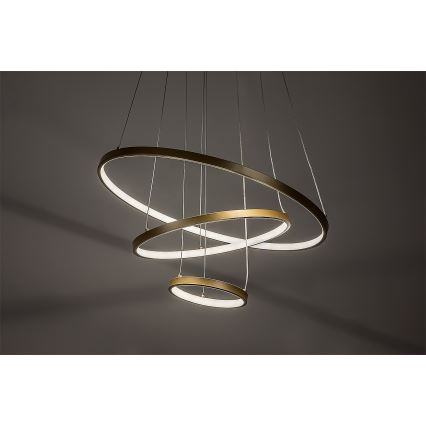 Rabalux - Lustre pendente LED dimável suspenso por cabo LED/90W/230V 3000-6500K + controlo remoto