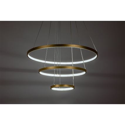 Rabalux - Lustre pendente LED dimável suspenso por cabo LED/90W/230V 3000-6500K + controlo remoto