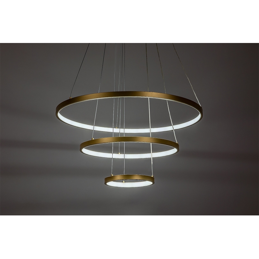 Rabalux - Lustre pendente LED dimável suspenso por cabo LED/90W/230V 3000-6500K + controlo remoto