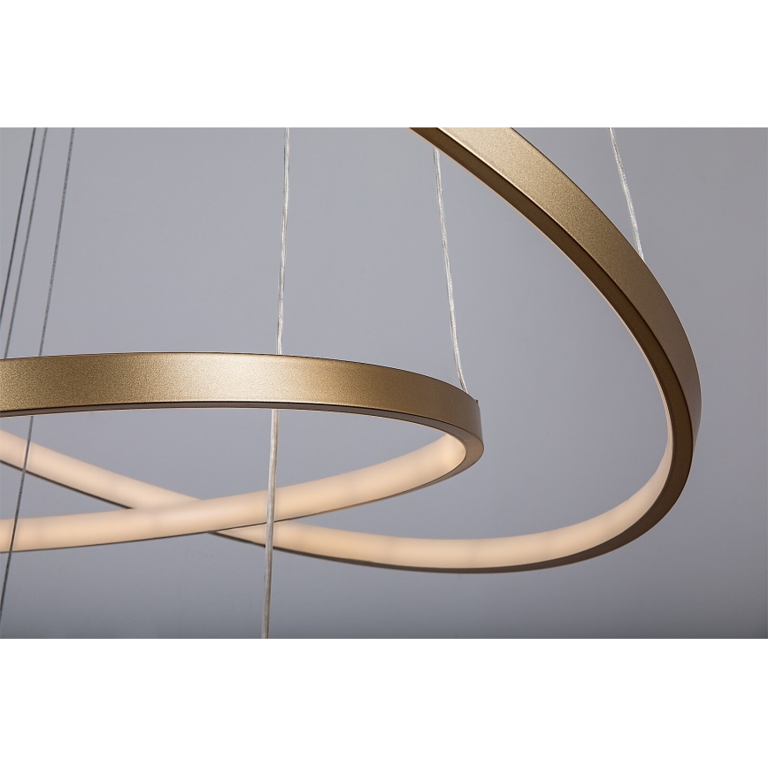 Rabalux - Lustre pendente LED dimável suspenso por cabo LED/90W/230V 3000-6500K + controlo remoto