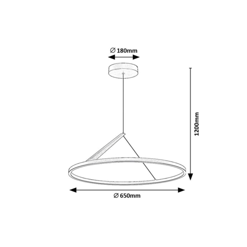 Rabalux - Candeeiro pendente com cabo LED/40W/230V 3000K