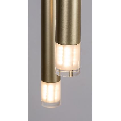 Rabalux - Candeeiro suspenso 5xG9/5W/230V dourado