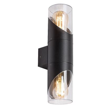 Rabalux - Luminária de parede exterior 2xE27/28W/230V IP54