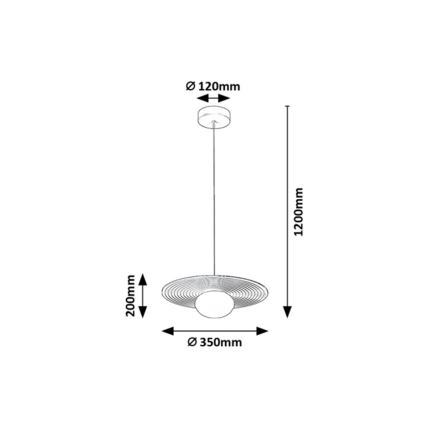 Rabalux - Pendente em cabo 1xG9/25W/230V