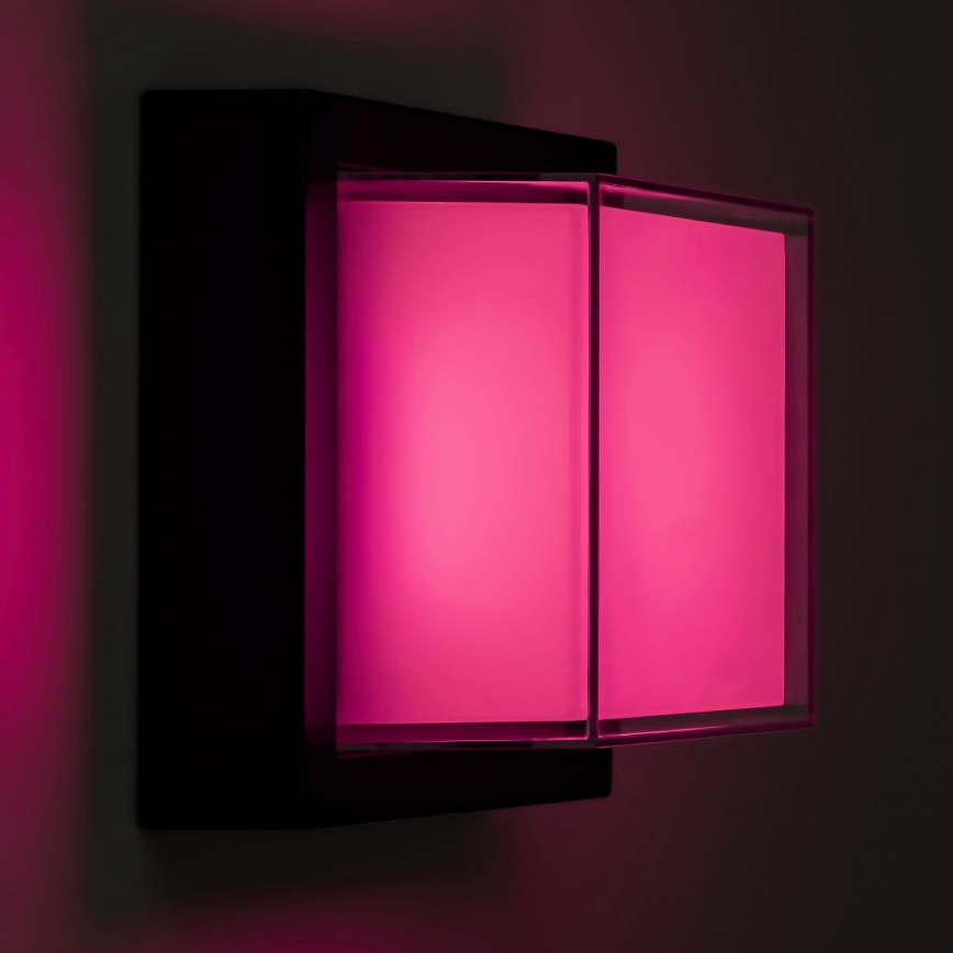 Rabalux - LED RGBW Iluminação de parede exterior com regulação LED/10W/230V IP54 Wi-Fi Tuya