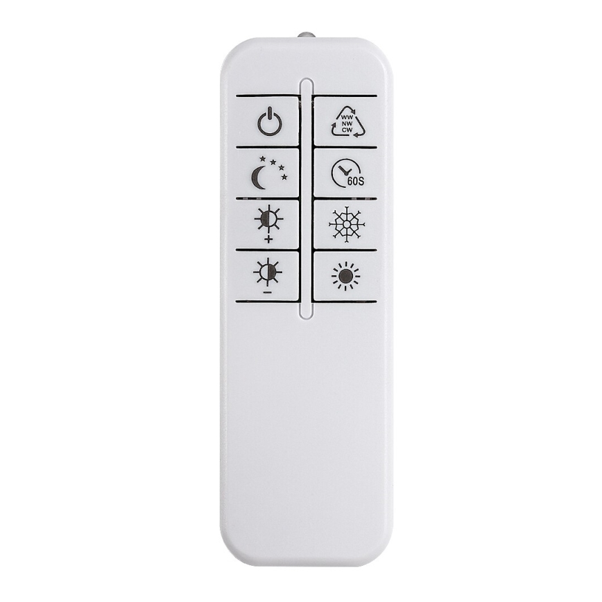 Rabalux - Lustre LED regulável suspenso por cabo LED/24W/230V 3000-6500K + comando remoto