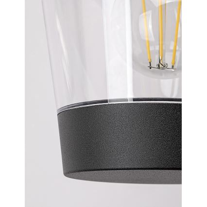 Rabalux - Candeeiro de parede exterior com sensor de movimento 1xE27/40W/230V IP44