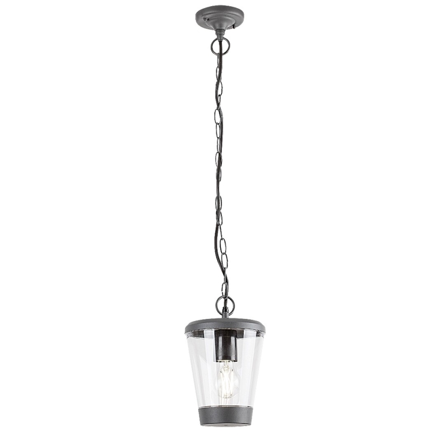 Rabalux - Luminária de exterior suspensa em corrente 1xE27/40W/230V IP44