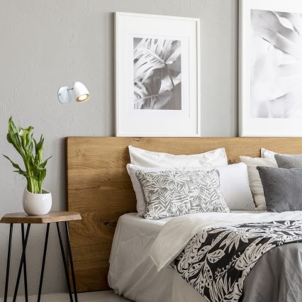 Rabalux - Foco de parede 1xGU10/5W/230V branco