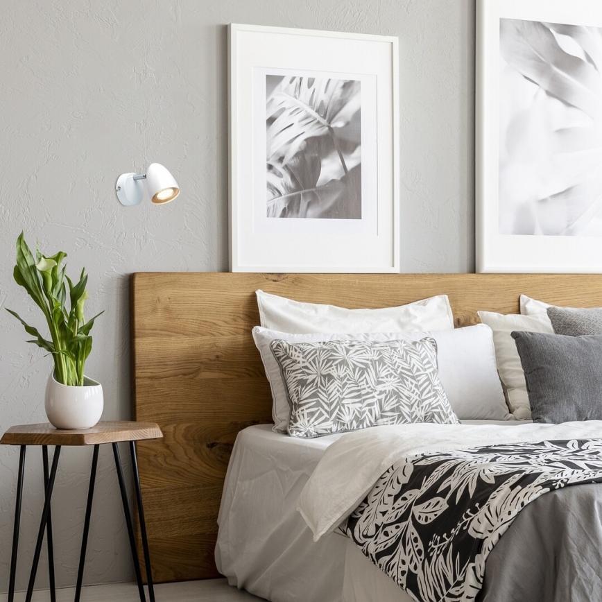 Rabalux - Foco de parede 1xGU10/5W/230V branco