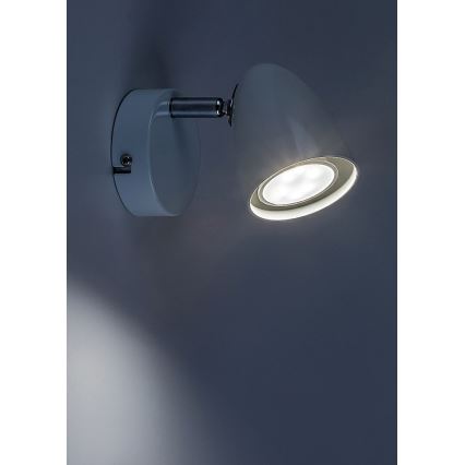 Rabalux - Foco de parede 1xGU10/5W/230V branco