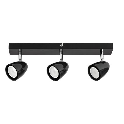 Rabalux - Foco 3xGU10/5W/230V preto