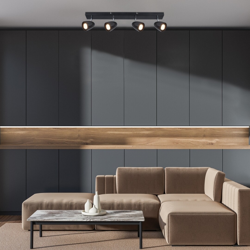 Rabalux - Foco 4xGU10/5W/230V preto